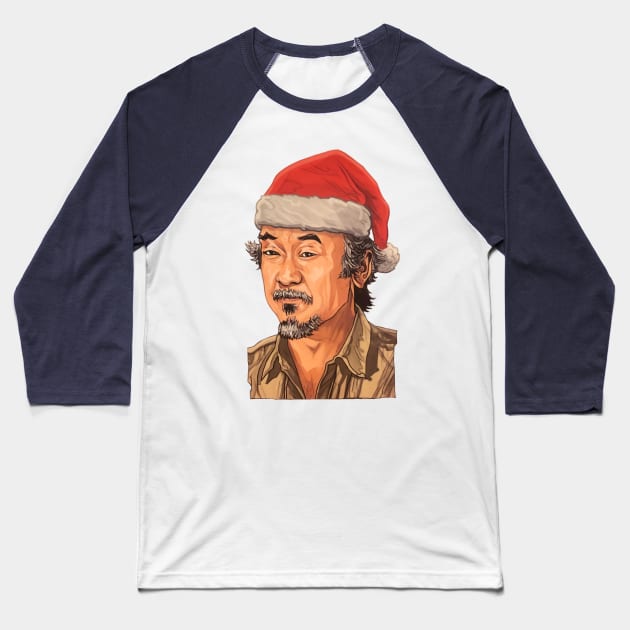 mr miyagi christmas Baseball T-Shirt by iritaliashemat